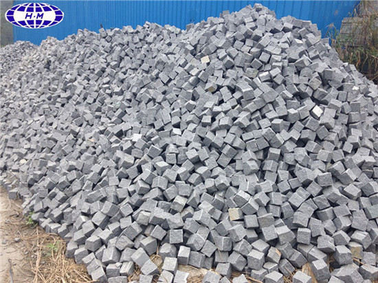 G654 Light Grey Granite, Silver Grey Driveway Granite Setts