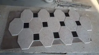 G682 Yellow Granite Octagon Paving Stone