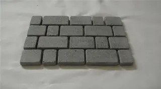 Fan Shaped G654 Dark Grey Granite Driveway Paver