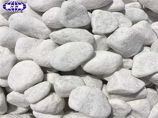 Snow White Pebbles, Pebble Paving Stones