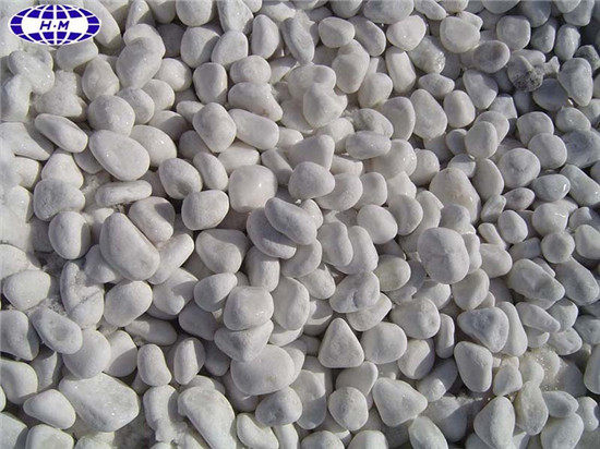 White Decorative Pebbles, White Pebble Stone, 4-6 MM, 5-8 MM