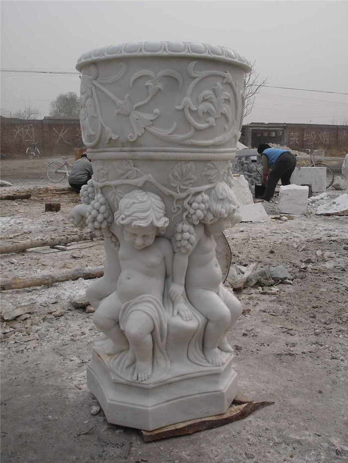 Stone Plant Pots