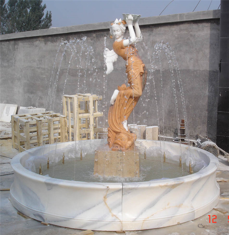 Marble Garden Water Fountain, Outdoor Stone Fountain
