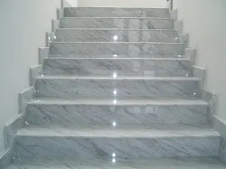 Volacas White Marble Stair Case