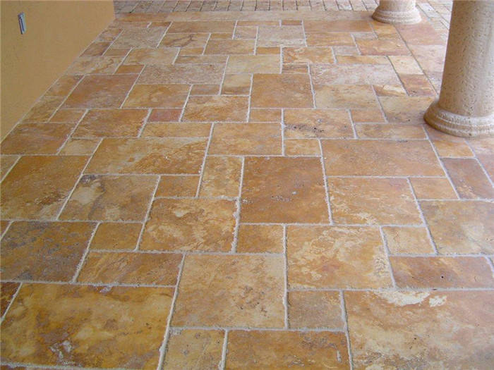 French Pattern Travertine