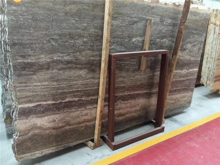 Iran Silver Grey Travertine Tiles, Silver Travertine Stone Slabs