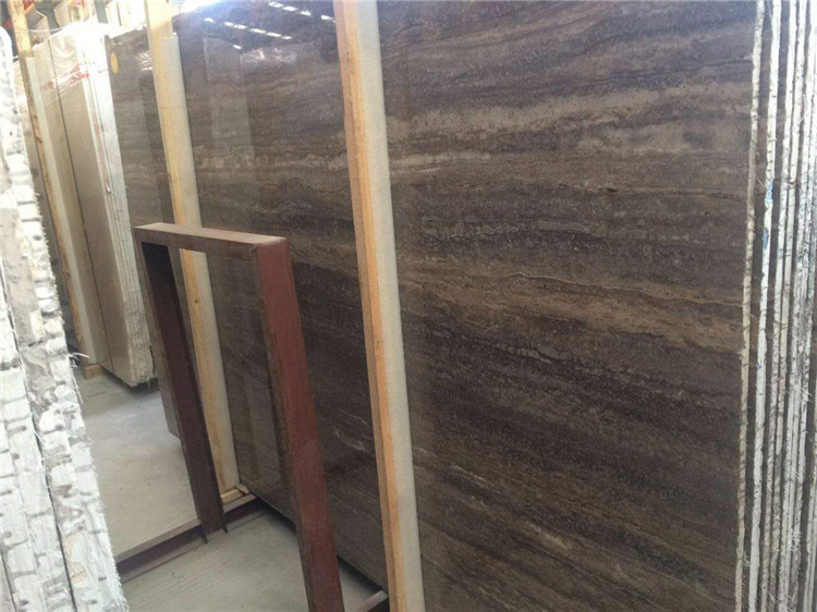 Iran Silver Grey Travertine Tiles, Silver Travertine Stone Slabs