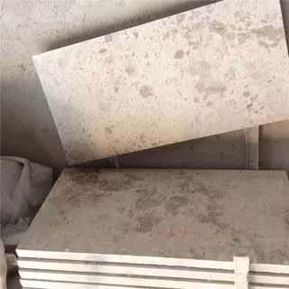 China Tumbled Beige Travertine Floor Tile, Travertine Marble Pavers