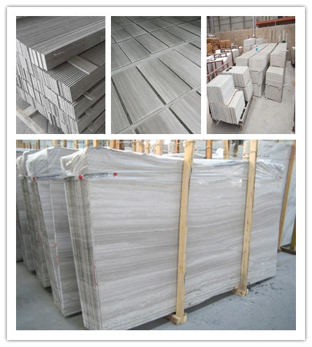 White Wood Marble Stone