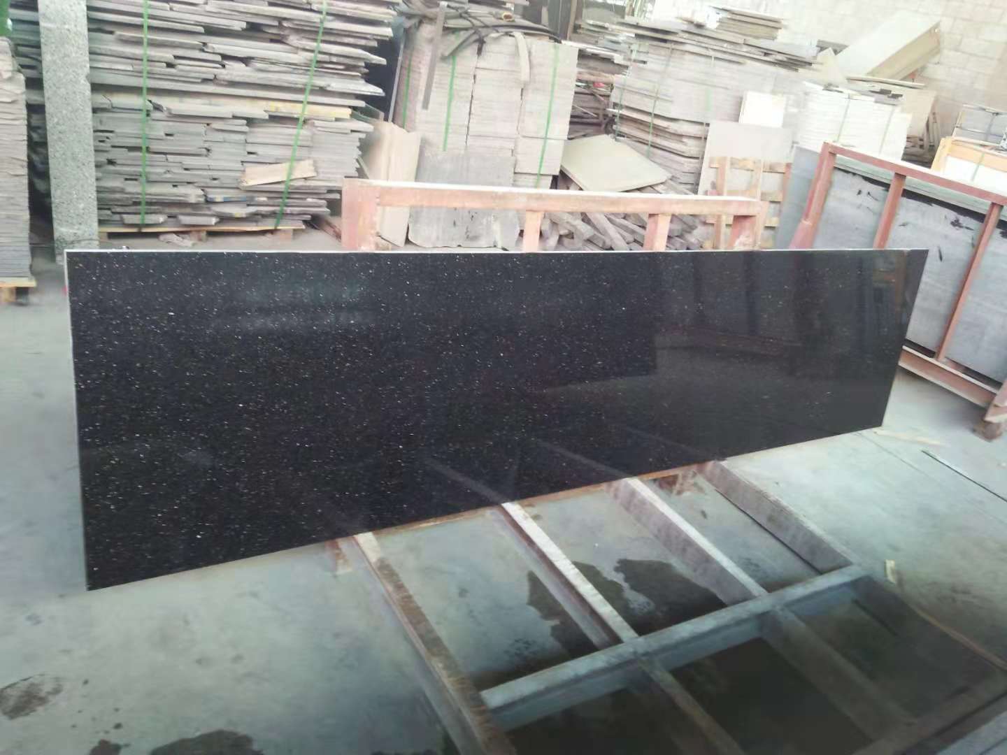 Black Galaxy Granite Countertop Hangmao