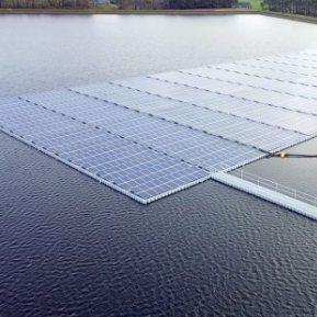 Floating Solar Photovoltaic Pontoon Structure