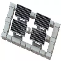 HDPE Plastic Floating Solar Panel Mounting Structure