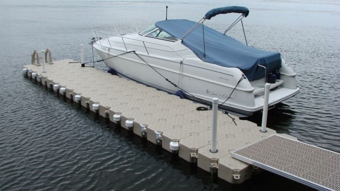 Batdok System Modular Floating Boat Dock System for Residential or Commercial Use ...