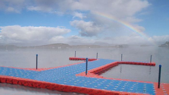 Modular Plastic Floating Marina Dock, Blow Molding, For Yacht, Etc.