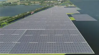Full-Time Water-Mounted Solar Power System, Custom Project Design