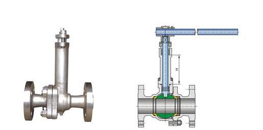 How does a cryogenic valve or low temperature valve work