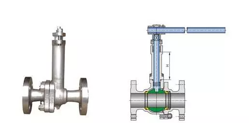 How does a cryogenic valve or low temperature valve work