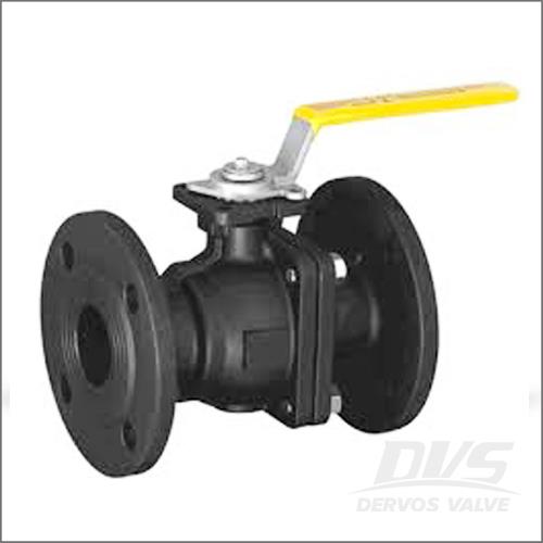 2-Piece Lever Ball Valve, Forged Steel, 300 LB, RF, Side Entry