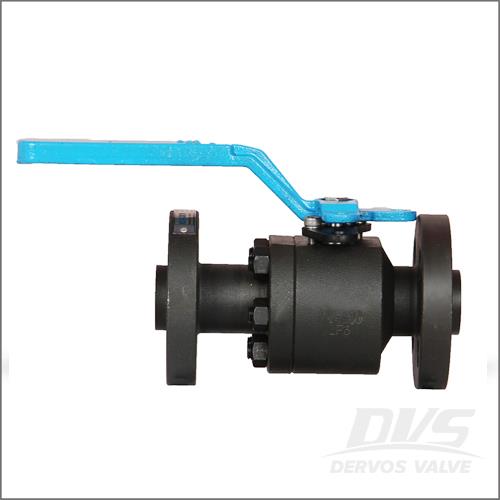 Flanged End Ball Valve, ASTM A350 LF6, CL600, 1/2 Inch, Two Piece