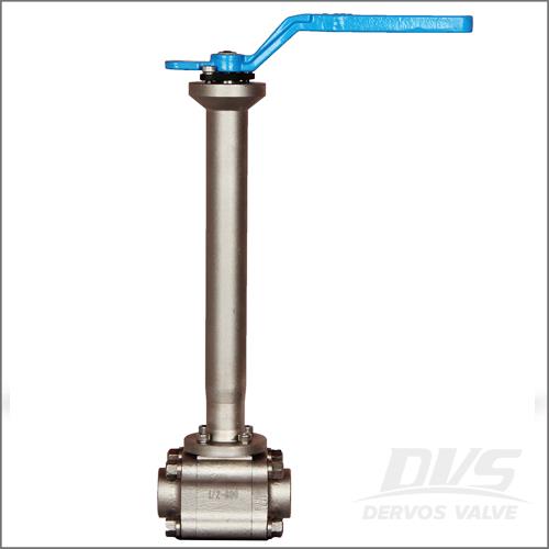 3-Piece Cryogenic Ball Valve, 1/2 Inch, Class 800, Floating Ball