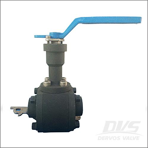 3 Pieces Extended Bonnet Ball Valve, ASTM A105N, 800 LBs, 3/4 Inch