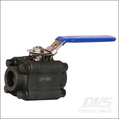 Carbon Steel Floating Ball Valve, ASTM A105N, 3/4 Inch, 800 LB, SW