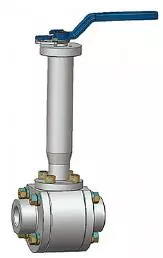 3-Piece Cryogenic Ball Valve, 1/2 Inch, Class 800, Floating Ball