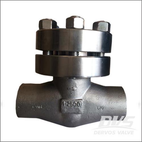 Bolted Bonnet A105N Check Valve, CL2500, 1 Inch, Socket/Butt-Welded