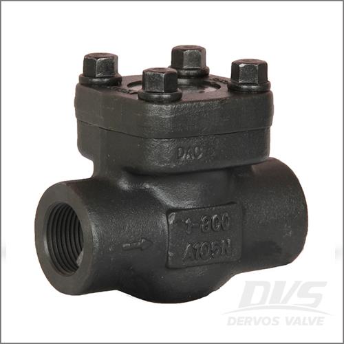Bolted Cover Piston Check Valve, ASTM A105N, Class 800, 1 Inch