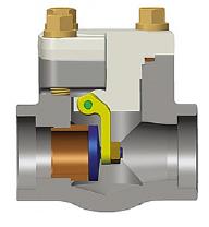 Forged Steel Swing Check Valve, A105N, 1 Inch, Class 800, BS 5352