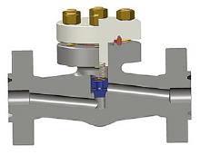 Integral Flanged Piston Check Valve, ASTM A105N, 1 Inch, Class 1500