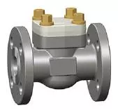 Integral Flanged Swing Check Valve, ASTM A105N, 3/4 Inch, Class 150