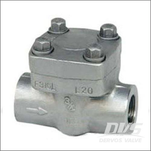 Reverse Swing Check Valve, A182 F316, 3/4 Inch, NPT, Single Plate
