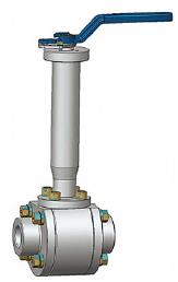 3 Pieces Forged Floating Cryogenic Ball Valve, Class 800, 1/2 Inch