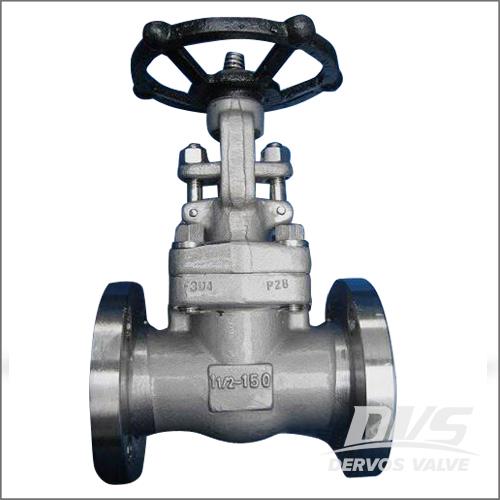 304 Stainless Steel Gate Valve, 150 LB, Integral Flanged, Full Port