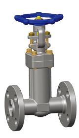 Forged Bellow Seal Gate Valve, A105N, CL150-600 1/2-4 Inch, Flanged