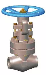 Bolted Bonnet A105 Gate Valve, 2500LB, 1 Inch, Full Bore, Threaded