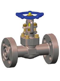 Integral Flanged Gate Valve, A105N, 1/2-4 Inch, 150-1500 LB