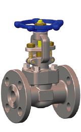 Reduced Bore Forged Gate Valve, Welded Bonnet, Integral Flanged