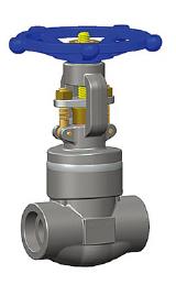 Rising Stem Forged Gate Valves, A105N, CL150-1500, Welded Bonnet