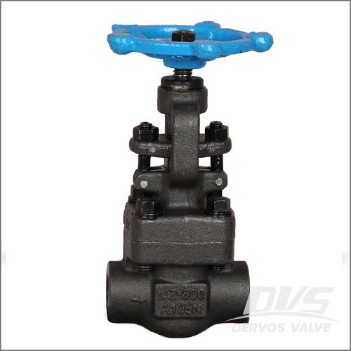 Threaded Forge Globe Valve, ASTM A105N, 1/2 Inch, Class 800, NPT