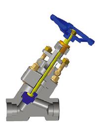 Forged Steel Y-Pattern Globe Valve, P.S.B., A105N, 1 Inch, 1500 LBS
