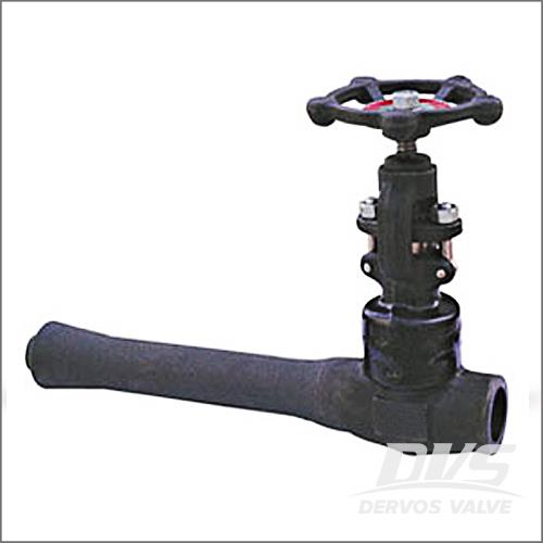 Integral Extended Body Globe Valve, ASTM A105N, 1 Inch, Class 800