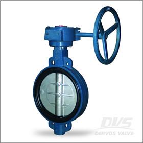 ISO 5752 Wafer End Butterfly Valve, GG25 Body, DN300, PN10, Gearbox