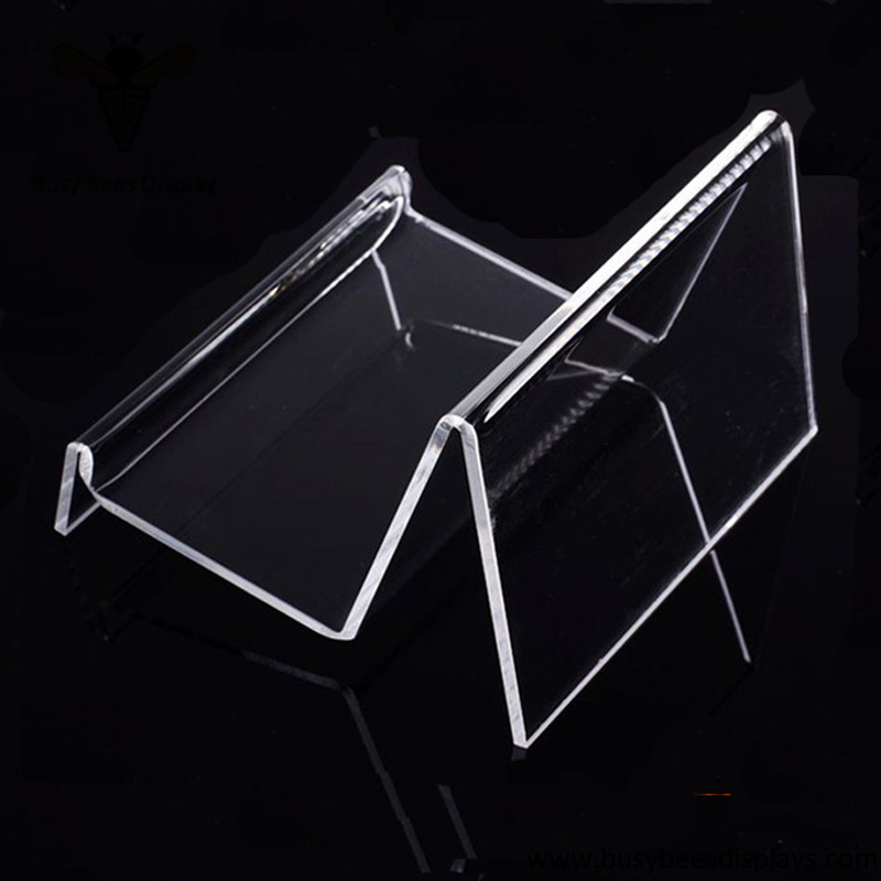 Acrylic Bag Rack Shelf, Fixture Holder Display Stand