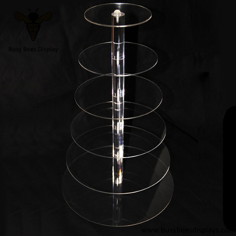 Acrylic Birthday Cupcake Display Stand Holders for Party