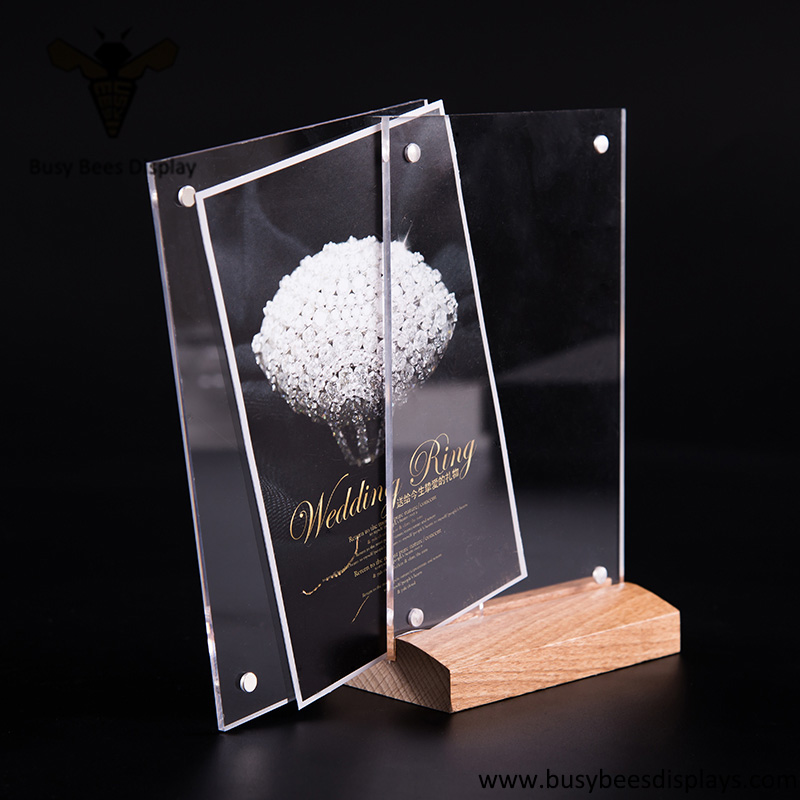 Acrylic Card Sign Paper, Stand, Brochure Holder for Sale