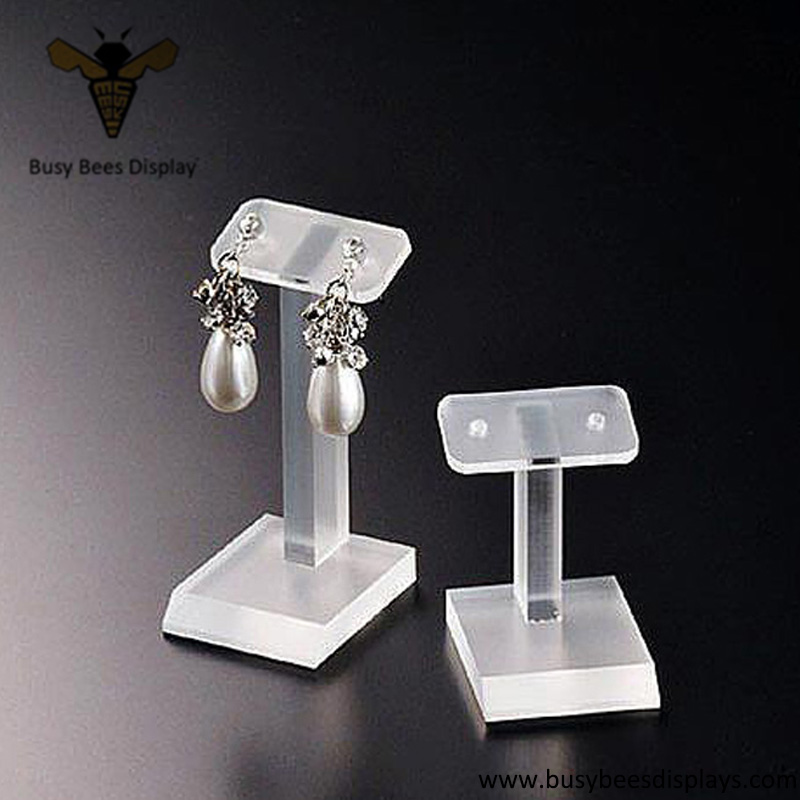 Acrylic Pendant Display Holder Frosted and Necklace Display Stand