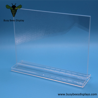 Acrylic Sign Holder 8.5 x 11 Inch Design Style With Different Color