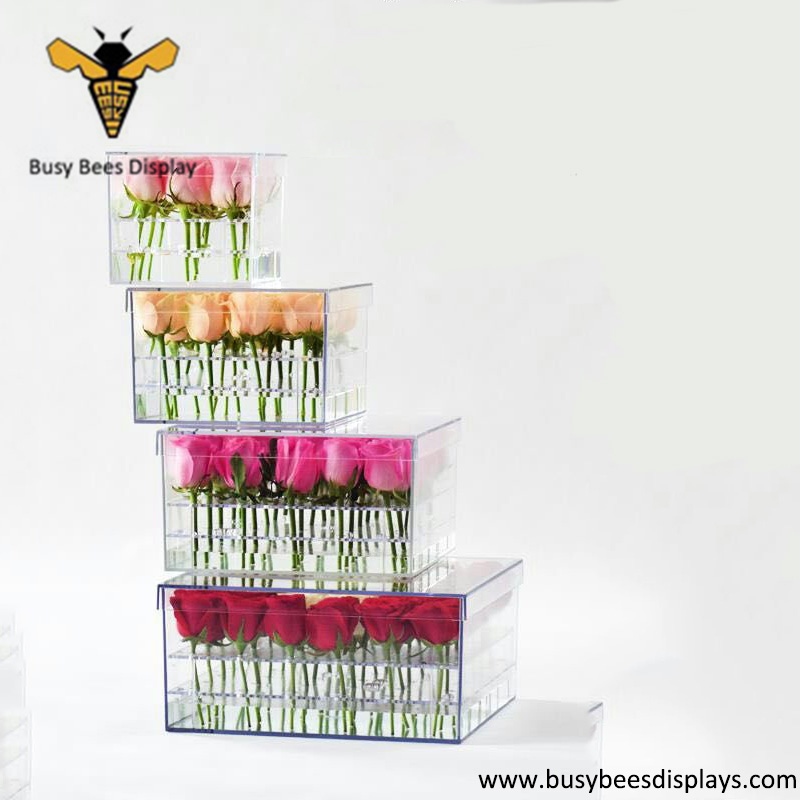 Acrylic Water Flower Box and Gift Box for Wedding